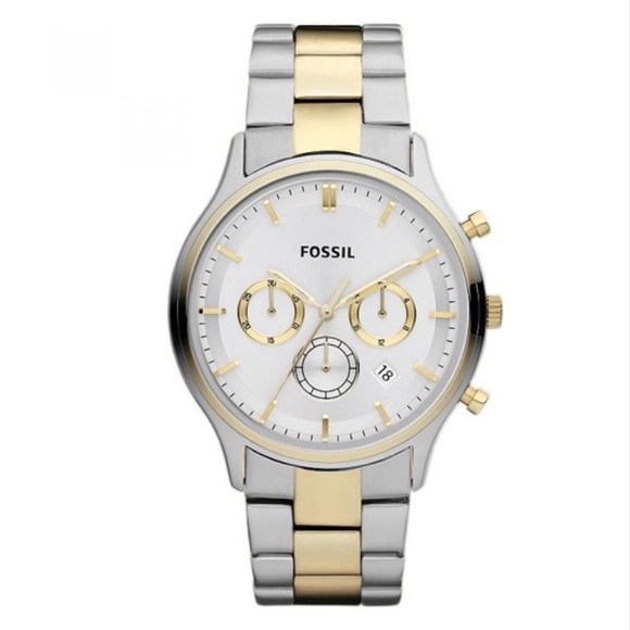 FOSSIL | Ansel Two-Tone Stainless Steel Watch - Picture 1 of 11